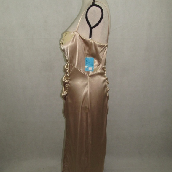 Betsy & Adam Dress Size 14 Cream Strap Made in USA - Picture 6 of 7